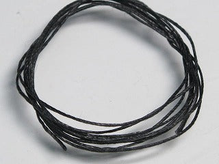TOKO-BEADS WC203 Waxed hemp cord (1m) 0.5mm WC203 ワックスコード（麻 黒1 m） 0.5mm Asian bead & African bead  Handmade,Lampeork,bead,asia,india,ethnic,parts,accessory,beads とんぼ玉,ビーズ,トンボ玉,アジア,インド,エスニック,手作り,パーツ,アクセサリー