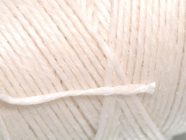 TOKO-BEADS WCR201 Waxed Cord (150mRoll) 0.5mm WCR201 ワックスコード（麻 白１巻150m） 0.5mm Asian bead & African bead  Handmade,Lampeork,bead,asia,india,ethnic,parts,accessory,beads とんぼ玉,ビーズ,トンボ玉,アジア,インド,エスニック,手作り,パーツ,アクセサリー