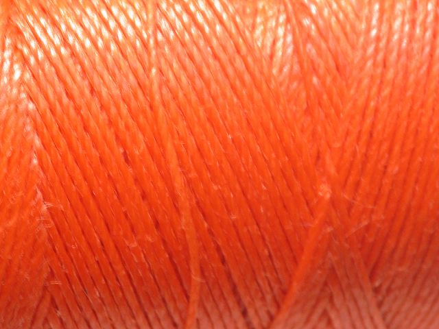 TOKO-BEADS WCR211 Waxed Cord (150mRoll) 0.5mm WCR211 ワックスコード（麻 オレンジ１巻150m） 0.5mm Asian bead & African bead  Handmade,Lampeork,bead,asia,india,ethnic,parts,accessory,beads とんぼ玉,ビーズ,トンボ玉,アジア,インド,エスニック,手作り,パーツ,アクセサリー